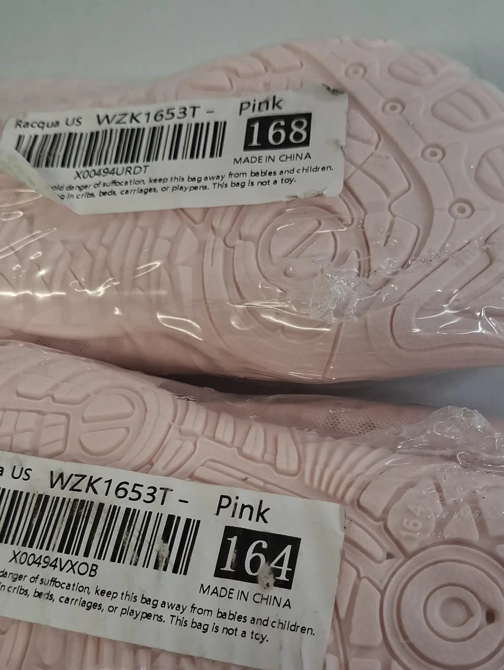 NWT 2 Pair Racqua Toddler Pink Water Shoes